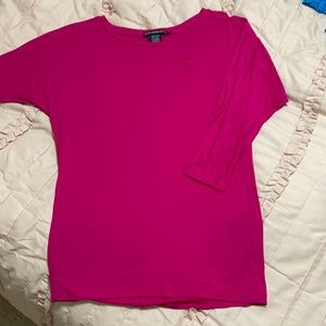 Medium Pink Ralph Lauren blouse